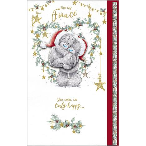 Fiancé Handmade Me to You Bear Christmas Card